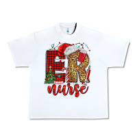 White er nurse christmas Urban Heavy Tee - MaliasSmallBusiness