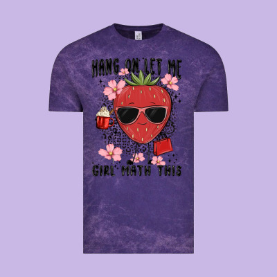 Hang On Let Me Girl Math This Vintage Tee Designed By Maliassmallbusiness