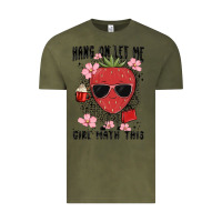 Vintage Olive hang on let me girl math this Vintage Tee - MaliasSmallBusiness