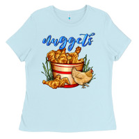 Baby Blue nuggets Ladies Tee - AdoDesignShop