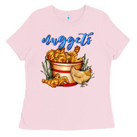 Bubblegum Pink nuggets Ladies Tee - AdoDesignShop