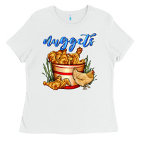 White nuggets Ladies Tee - AdoDesignShop