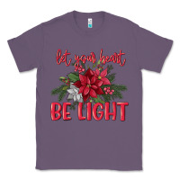 Lavender Let your heart be light Classic Tee - MaliasSmallBusiness