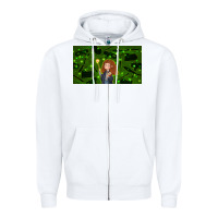 White wizard girl and cat Zipper Hoodie - TumblerDesignByShophia