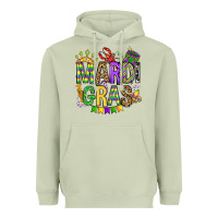Matcha mardi gras olivia Heavyweight Hoodie - OliviaCreatesArt