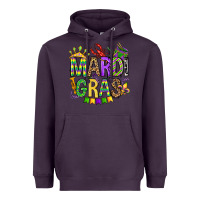 Plum mardi gras olivia Heavyweight Hoodie - OliviaCreatesArt