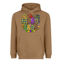 Toasted Coconut mardi gras olivia Heavyweight Hoodie - OliviaCreatesArt
