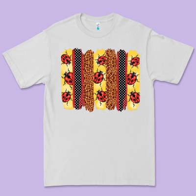Ladybug  Brushstrokes Premium Tee Designed By Barkaloodesign