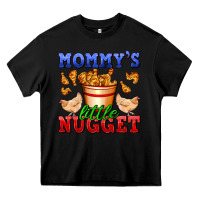 Black mommy's little nugget Heavy Core Tee - AdoDesignShop