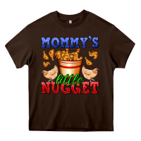 Chocolate Brown mommy's little nugget Heavy Core Tee - AdoDesignShop