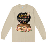 Mushroom i love the woman l've become black girl Long Sleeve Tee - Artiststas