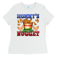White mommy's little nugget Ladies Tee - AdoDesignShop