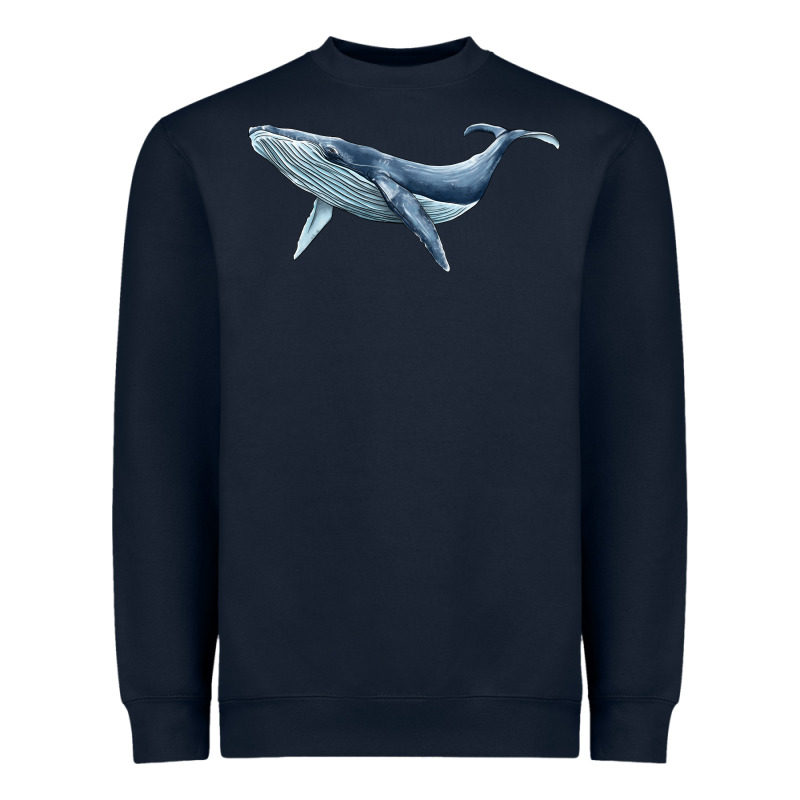 Humpback Whale Heavyweight Sweatshirt by BarkalooDesign | Teevron