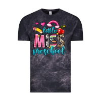 Cloud Black little miss preschool Vintage Tee - NancyCooperArtShop