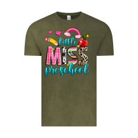Vintage Olive little miss preschool Vintage Tee - NancyCooperArtShop