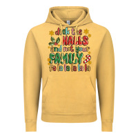 Deck The Halls And Not Your Family Fa La La La Laa Vintage Hoodie | Teevron
