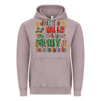 Vintage Zinc deck the halls and not your family fa la la la laa Vintage Hoodie - MaliasSmallBusiness