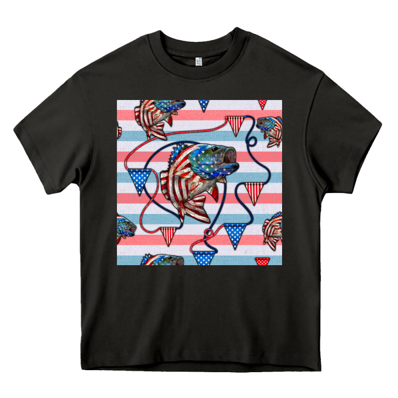 American Flag Bass Heavy Core Tee by BundleAndBundleShop | Teevron