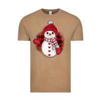 Vintage Coffee snowman christmas Vintage Tee - JahusDesignShop