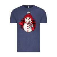 Vintage Denim snowman christmas Vintage Tee - JahusDesignShop