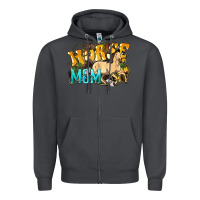 Smoke Horse Mom Rope Zipper Hoodie - HowdyJamesFarm