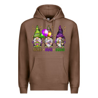 Chestnut Mardi Gras squad with gnomies Premium Hoodie - HowdyJamesFarm