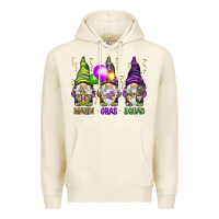 Tofu Mardi Gras squad with gnomies Premium Hoodie - HowdyJamesFarm