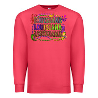 Cardinal louisiana louisiana louisiana mardi gras Premium Sweatshirt - OliviaCreatesArt