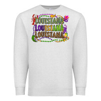 Oatmeal Heather louisiana louisiana louisiana mardi gras Premium Sweatshirt - OliviaCreatesArt