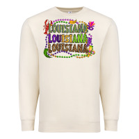 Sandshell louisiana louisiana louisiana mardi gras Premium Sweatshirt - OliviaCreatesArt