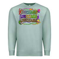 Seafoam louisiana louisiana louisiana mardi gras Premium Sweatshirt - OliviaCreatesArt