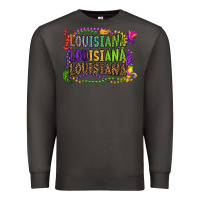 Smoke louisiana louisiana louisiana mardi gras Premium Sweatshirt - OliviaCreatesArt