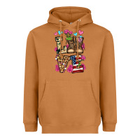 Love Valentine's Day Army Boots Olivia Heavyweight Hoodie | Teevron