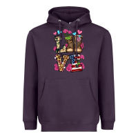 Plum love valentine's day army boots olivia Heavyweight Hoodie - OliviaCreatesArt