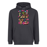Smoke love valentine's day army boots olivia Heavyweight Hoodie - OliviaCreatesArt