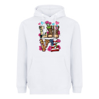 White love valentine's day army boots olivia Heavyweight Hoodie - OliviaCreatesArt