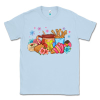 Dusty Blue mexican deserts christmas Classic Tee - MaliasSmallBusiness