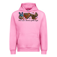 Western Peace Love American Golden Eagle Urban Hoodie | Teevron