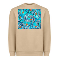 Mushroom humpback whale Heavyweight Sweatshirt - BarkalooDesign