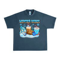 Midnight Navy winter vibes Urban Heavy Tee - MaliasSmallBusiness