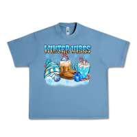 Pebble Blue winter vibes Urban Heavy Tee - MaliasSmallBusiness