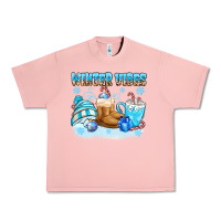 Salmon winter vibes Urban Heavy Tee - MaliasSmallBusiness