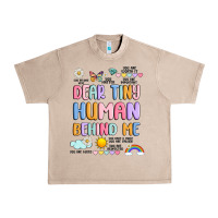 French Oak dear tiny human behind me Urban Heavy Tee - JahusDesignShop