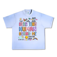 Grape Ice dear tiny human behind me Urban Heavy Tee - JahusDesignShop