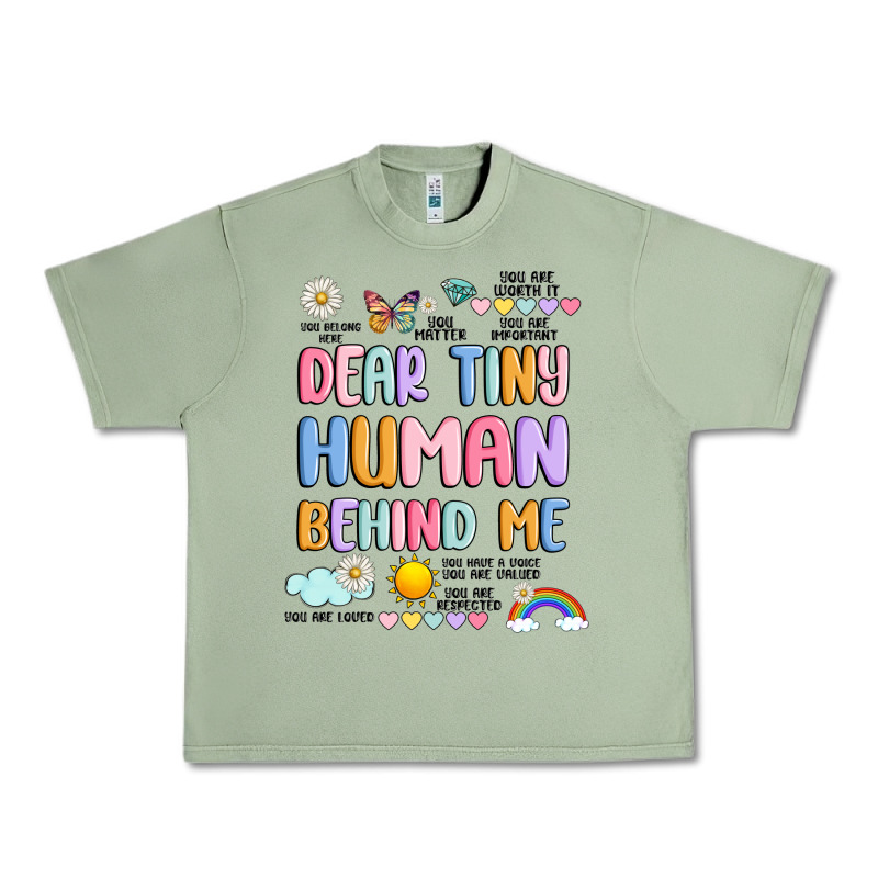Dear Tiny Human Behind Me Urban Heavy Tee by JahusDesignShop | Teevron