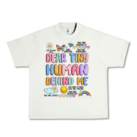 Pistachio dear tiny human behind me Urban Heavy Tee - JahusDesignShop