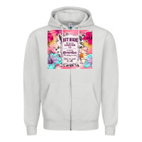Dove Grey last night we let the liquor talk Zipper Hoodie - TumblerDesignByShophia