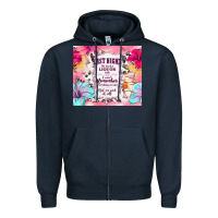 Navy last night we let the liquor talk Zipper Hoodie - TumblerDesignByShophia