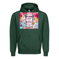 Sports Green last night we let the liquor talk Zipper Hoodie - TumblerDesignByShophia