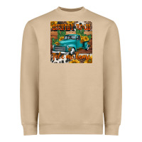 Country Roads Take Me Home Truck Coaster Heavyweight Sweatshirt | Teevron